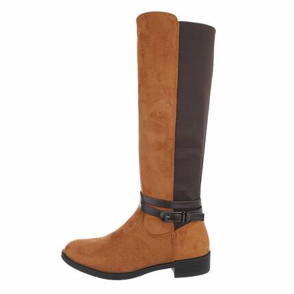 Damen Klassische Stiefel - camel Gr. 36