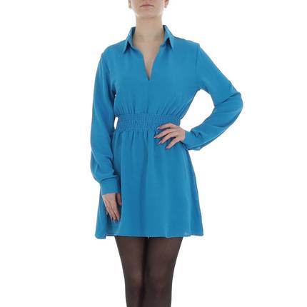Damen Blusenkleid von Metrofive Gr. M/L - blue