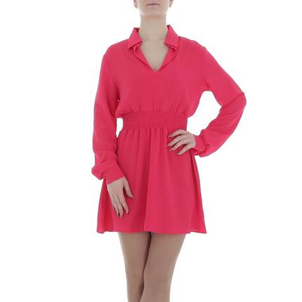 Damen Blusenkleid von Metrofive Gr. M/L - fuchsia