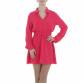 Damen Blusenkleid von Metrofive Gr. M/L - fuchsia