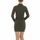 Damen Blusenkleid von Metrofive - khaki