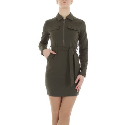 Damen Blusenkleid von Metrofive Gr. S/M - khaki