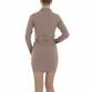 Damen Blusenkleid von Metrofive - taupe