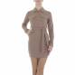 Damen Blusenkleid von Metrofive Gr. S/M - taupe