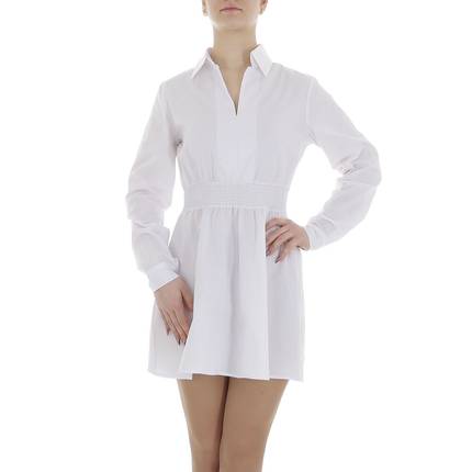 Damen Blusenkleid von Metrofive Gr. M/L - white