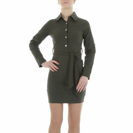 Damen Blusenkleid von Metrofive Gr. M/L - khaki