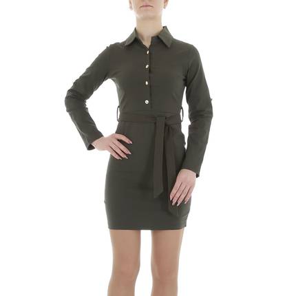 Damen Blusenkleid von Metrofive Gr. S/M - khaki