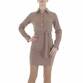 Damen Blusenkleid von Metrofive - taupe