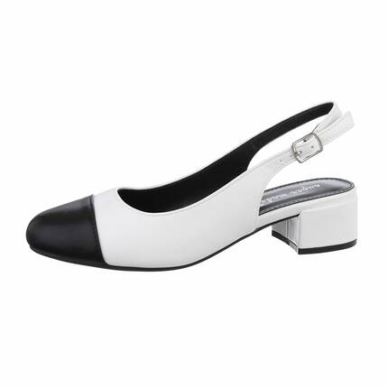 Damen Klassische Pumps - white Gr. 36