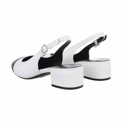 Damen Klassische Pumps - white Gr. 36