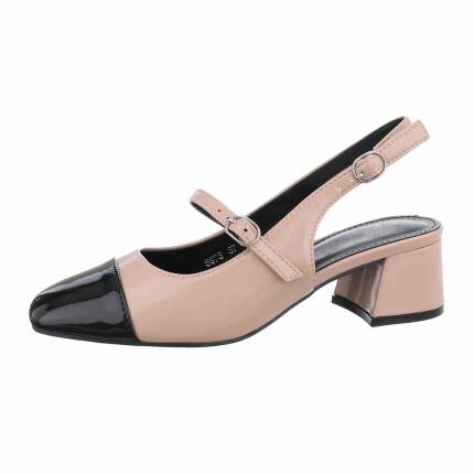 Damen Klassische Pumps - nude