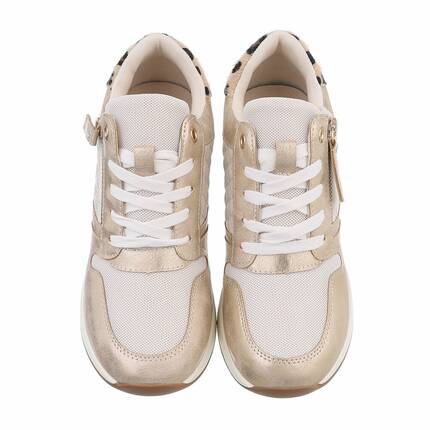 Damen High-Sneakers - gold Gr. 36