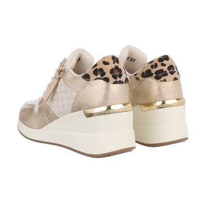 Damen High-Sneakers - gold Gr. 37