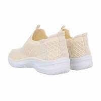 Damen Low-Sneakers - beige