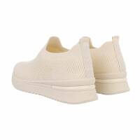 Damen Low-Sneakers - beige