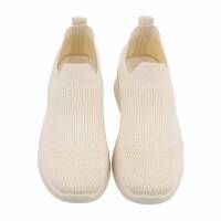 Damen Low-Sneakers - beige