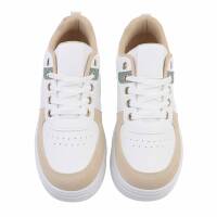 Damen Low-Sneakers - apricot