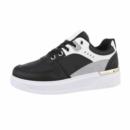 Damen Low-Sneakers - black Gr. 37