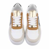 Damen Low-Sneakers - camel