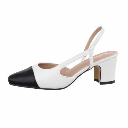 Damen Klassische Pumps - white Gr. 38