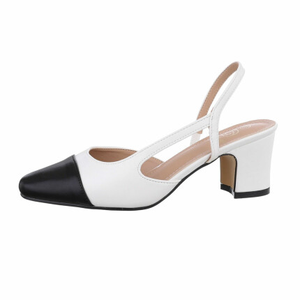 Damen Klassische Pumps - white Gr. 39