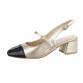 Damen Klassische Pumps - gold Gr. 36