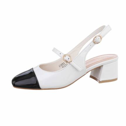 Damen Klassische Pumps - white