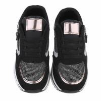 Damen Low-Sneakers - black