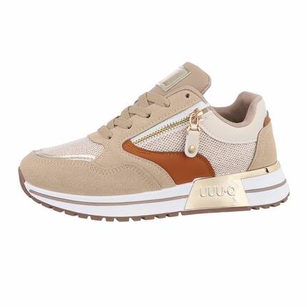 Damen Low-Sneakers - khaki Gr. 38