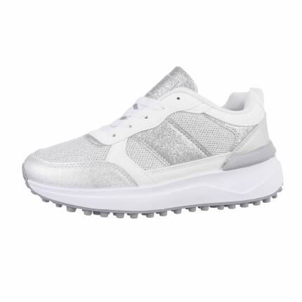 Damen Low-Sneakers - silver Gr. 37