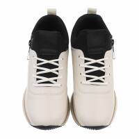 Damen Low-Sneakers - beige