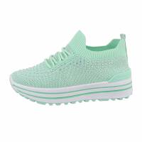 Damen Low-Sneakers - aqua