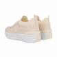 Damen Low-Sneakers - beige