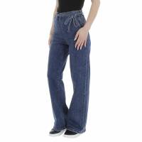 Damen High Waist Jeans von Laulia - blue