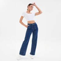 Damen High Waist Jeans von Laulia - blue