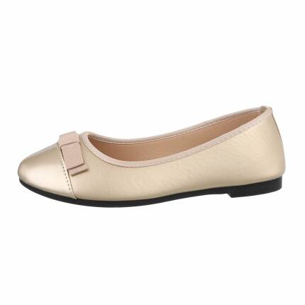 Damen Ballerinas - gold