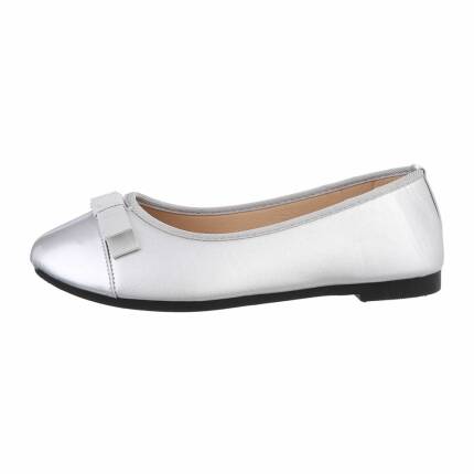 Damen Ballerinas - silver