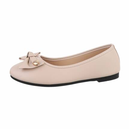 Damen Ballerinas - beige Gr. 37