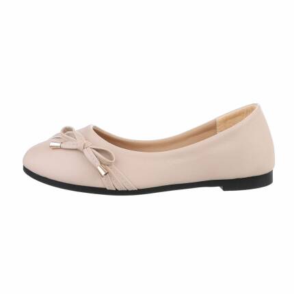 Damen Ballerinas - beige Gr. 37