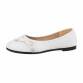 Damen Ballerinas - white - 12 Paar