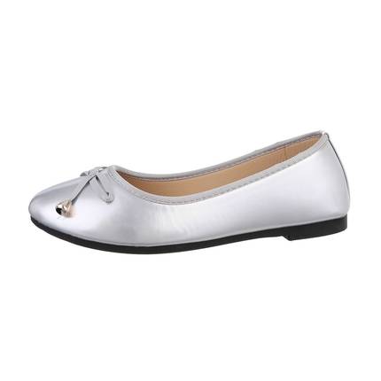 Damen Ballerinas - silver Gr. 41