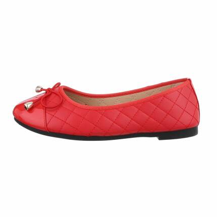 Damen Ballerinas - red Gr. 37