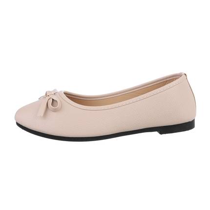 Damen Ballerinas - beige - 12 Paar