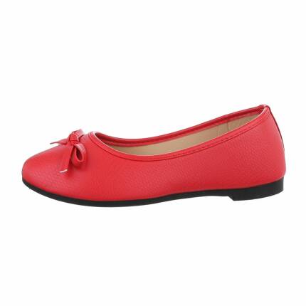 Damen Ballerinas - red Gr. 36