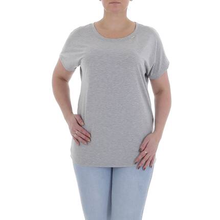 Damen T-Shirt von Metrofive Gr. L/XL - grey