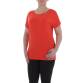 Damen T-Shirt von Metrofive - red