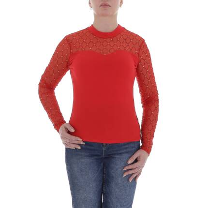 Damen Bluse von Metrofive Gr. M/L - red