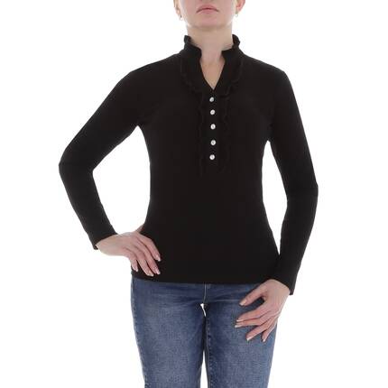 Damen Bluse von Metrofive Gr. M/L - black