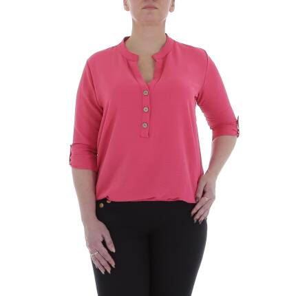 Damen Bluse von Metrofive Gr. M/L - fuchsia