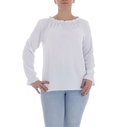 Damen Bluse von Metrofive Gr. M/L - white